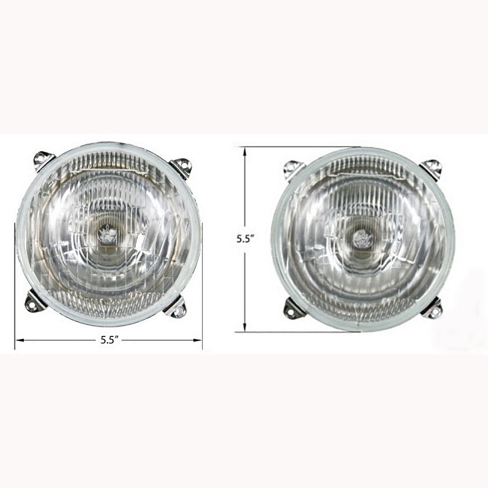 RH & LH Head Lamps Fits Massey Ferguson Replaces 1662374M91