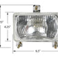 HEADLIGHT PAIR Fits Massey Ferguson TRACTORS 1693943M1