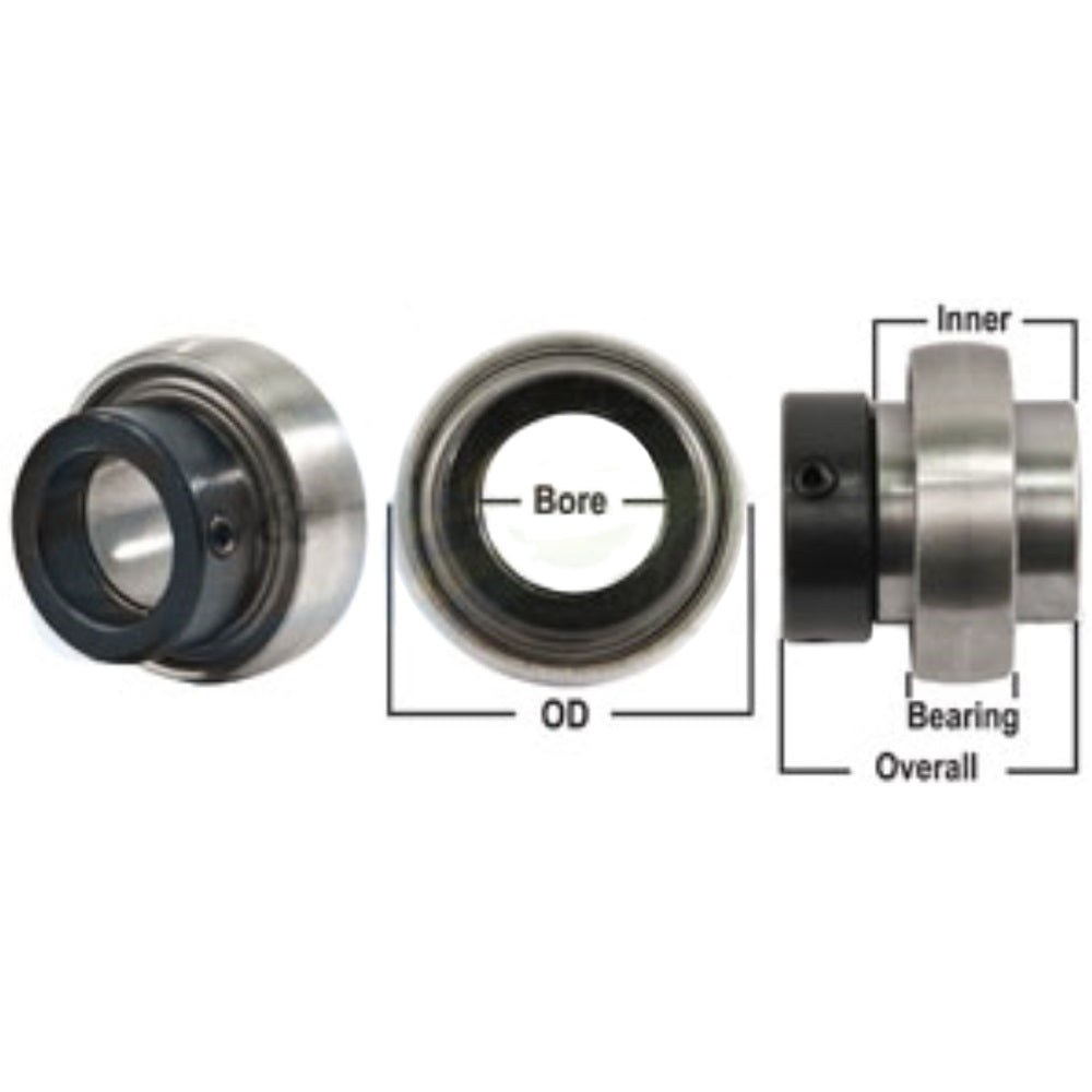 Bearing - Spherical Ball with Collar Re-Lubricatable Fits John Deere 6600 JD9367