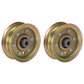 2PK Idler Pulley Fits Craftsman Fits AYP Fits Poulan Fits Husqvarna 165888