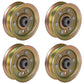 Qty 4: Flat Idler Pulley Fits Husqvarna Replaces 532 17 34-37