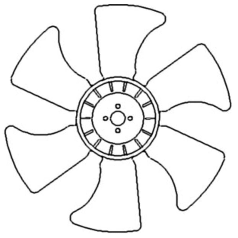 Aftermarket 17362-74110 6-Blade Fan Fits Kubota Tractor L3250