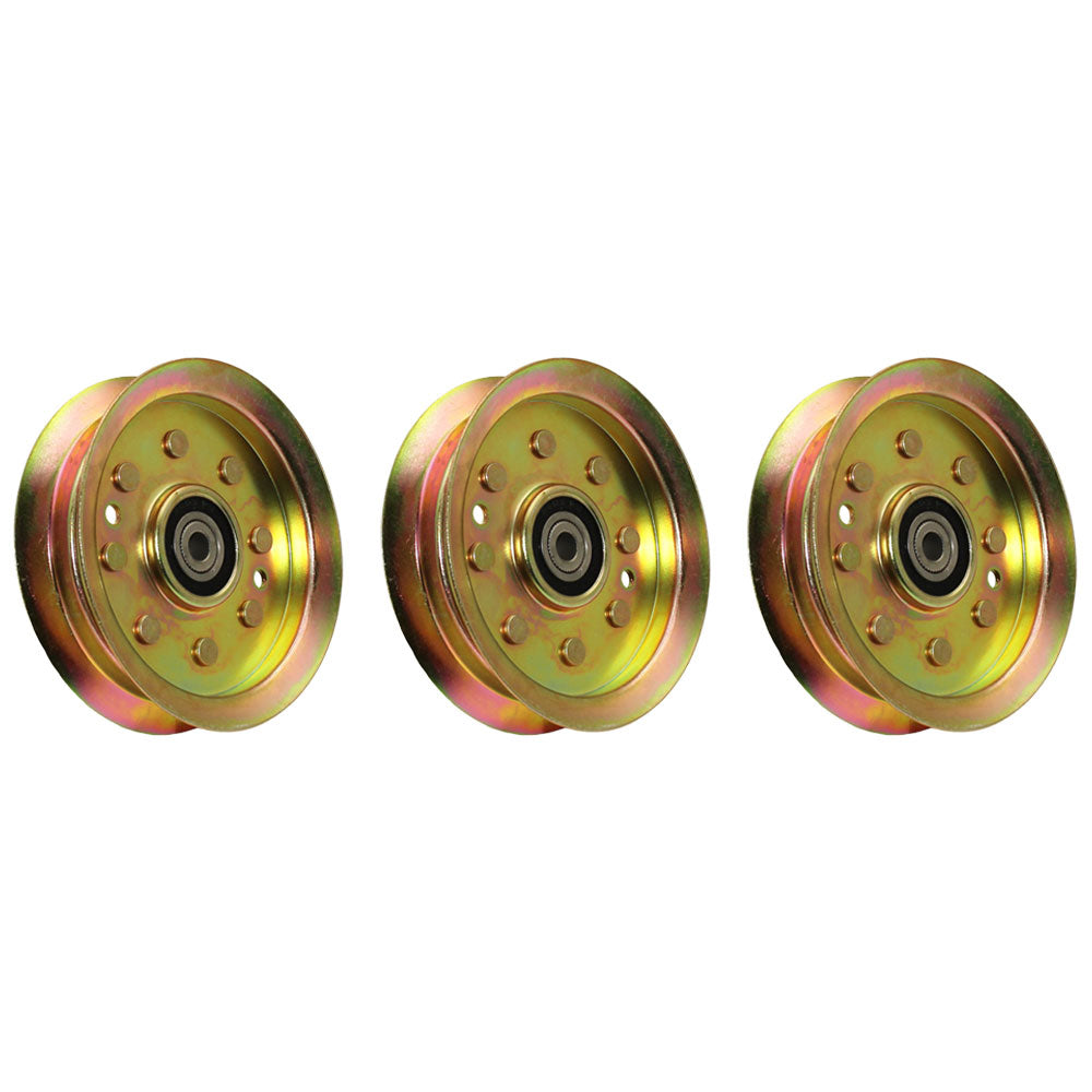 Qty 3: Flat Idler Pulleys Fits Simplicity Replaces 1736540YP