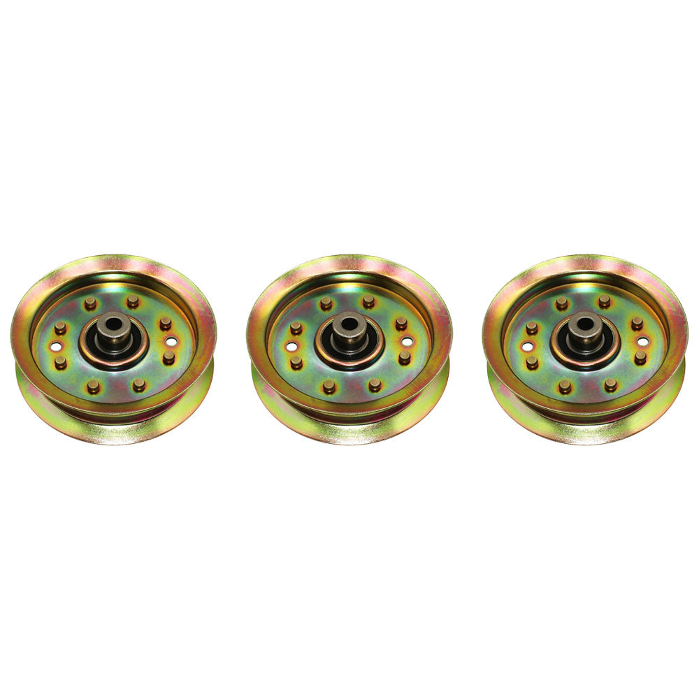 Qty 3: Flat Idler Pulleys Fits Murray Replaces 1736540YP_x3