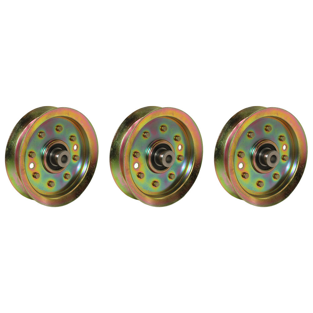 Qty 3: Flat Idler Pulleys Fits Murray Replaces 1736540YP_x3