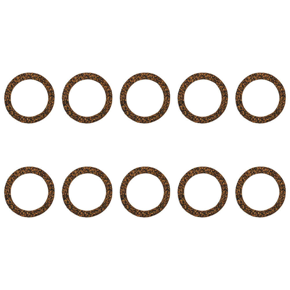 Set of (10) Gas Fuel Sediment Bowl Cork Gaskets Fits FARMALL A B BN Fits Cub 100