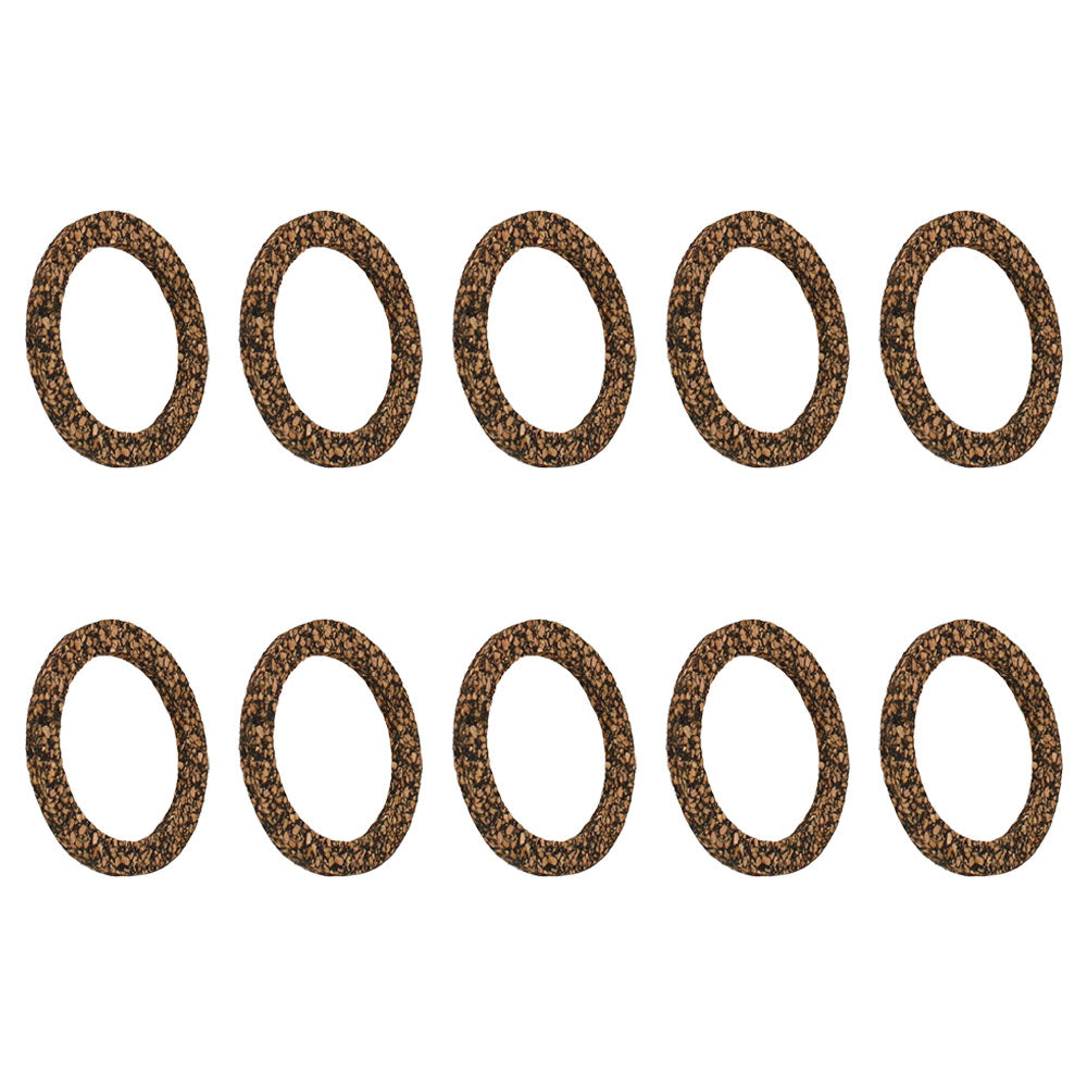 Set of (10) Gas Fuel Sediment Bowl Cork Gaskets Fits FARMALL A B BN Fits Cub 100