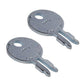 (2)- Ignition Tractor Keys 180292M1 Fits Massey Ferguson TO20 TO30 TO35 MF35 MF5