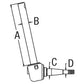 S.15984 Wheel Spindle, Lh 180349M92 M2-19-1 Fits Massey Ferguson
