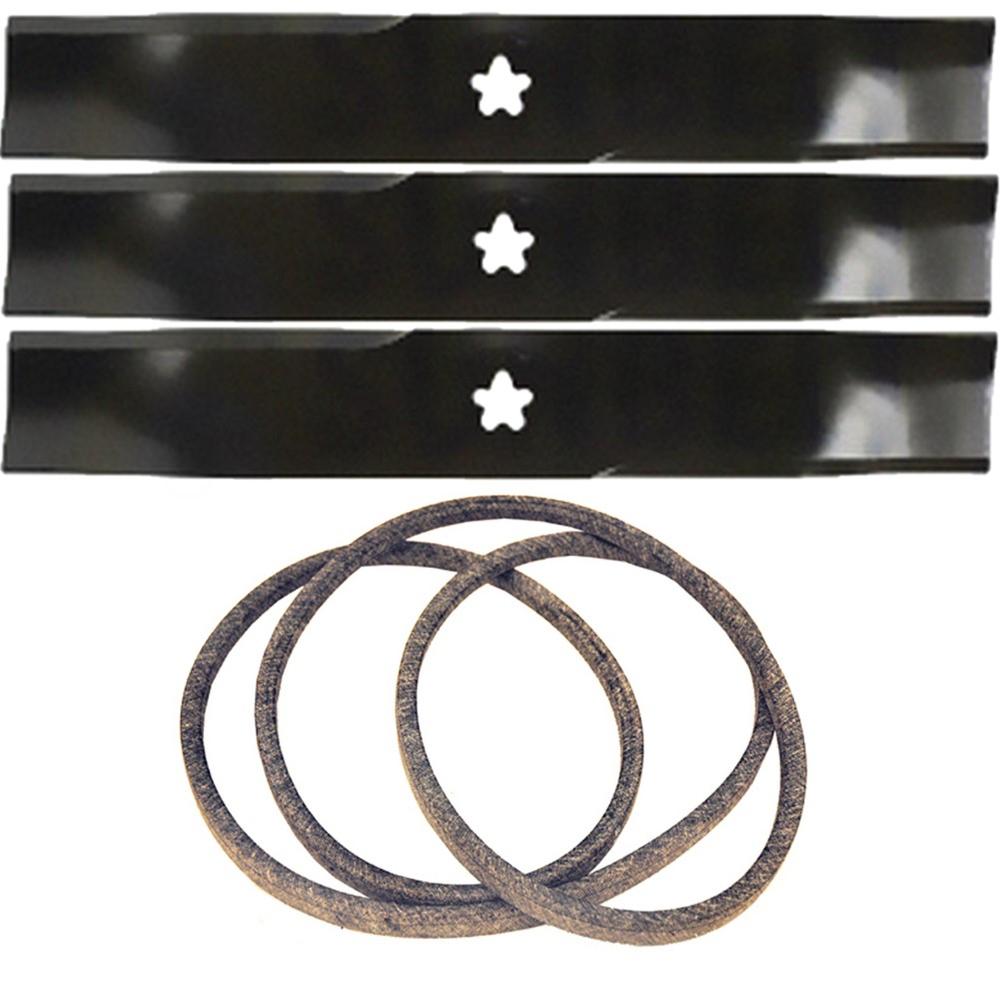 532180808 (1) New Belt & Blades Kit Fits Craftsman 48" Mower Decks