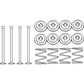 Brake Shoe Retainer Kit Fits Massey Ferguson MF TO20 TO30 TO35 MH50 135UK 231 +