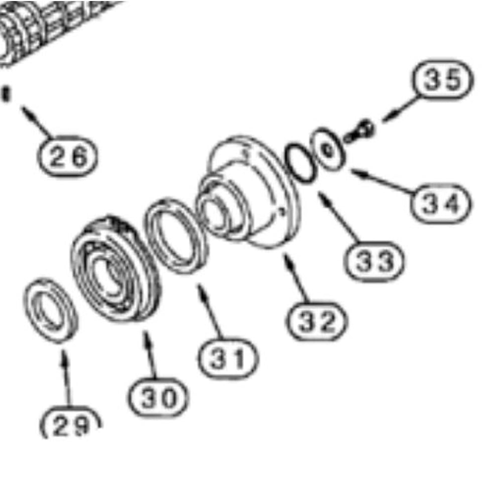 181231A1 New Flange Fits Case-IH Backhoe Loader Models 580L 580SL 570XT