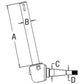 LH Spindle Fits Massey Ferguson Replaces 182558H92