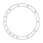 One Trumpet Housing Gasket 183254m1 Fits Massey Ferguson