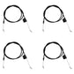 Qty 4: 61" Control Cables Fits Craftsman Replaces 183567