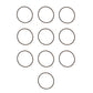 Set of 10 Gasket 184182M3 Fits Massey Ferguson Tractor 178 565 250 543 65 390