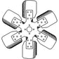 Cooling Fan - 6 Blade Fits Massey Ferguson 2135 65 135 184527M91