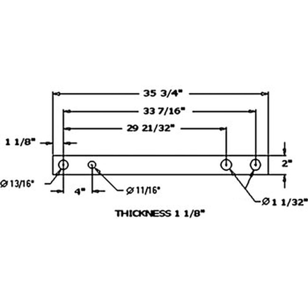 184611M1 Economy Drawbar Fits Massey Ferguson 20 30 50 65 135 150 165 3165