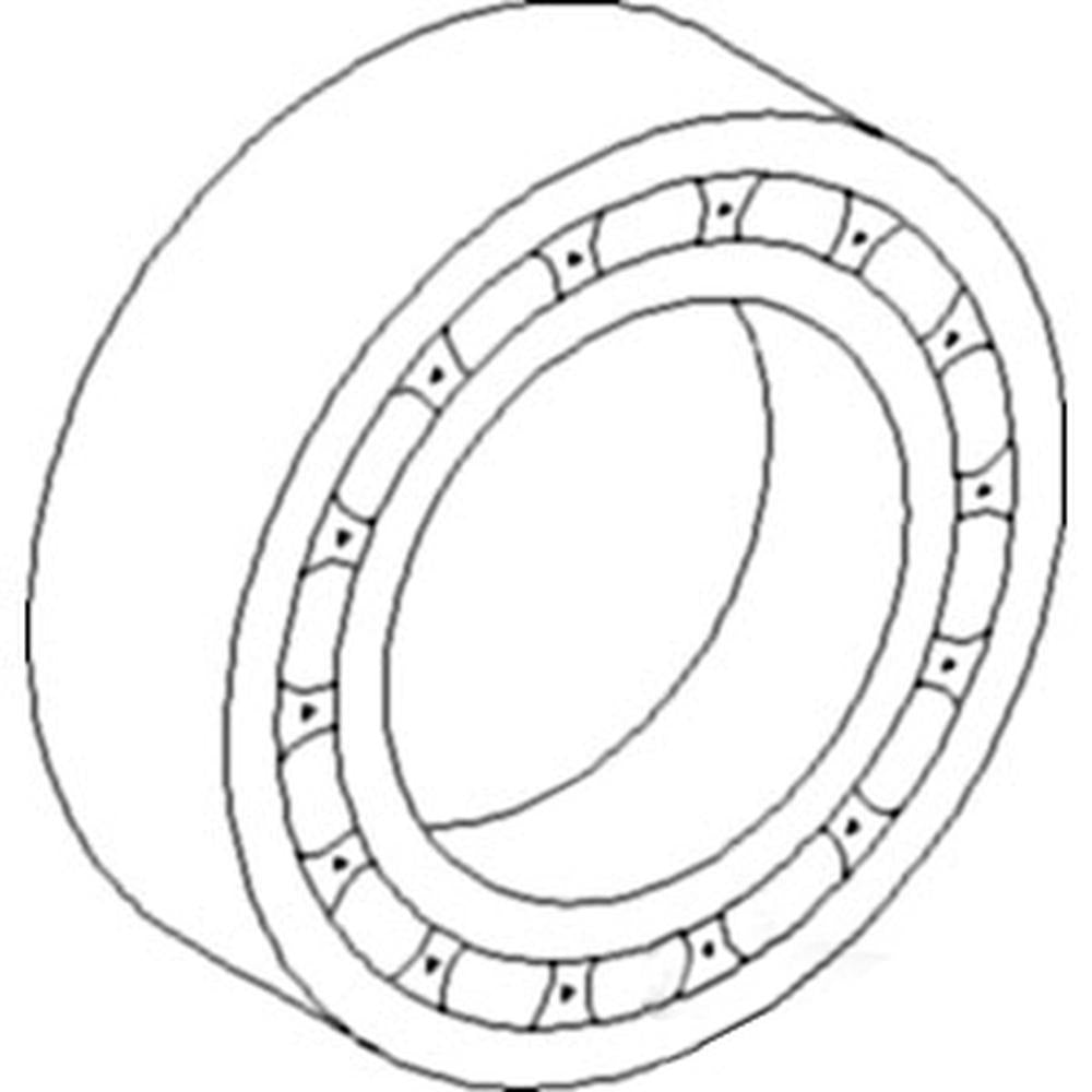 1850088M91,REAR AXLE SHAFT OUTER BEARING , Fits Massey Ferguson 135UK,230,240