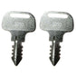 Ignition Key (2) Fits Kubota Tractor M4900 M4900DT M5700 18510-63720