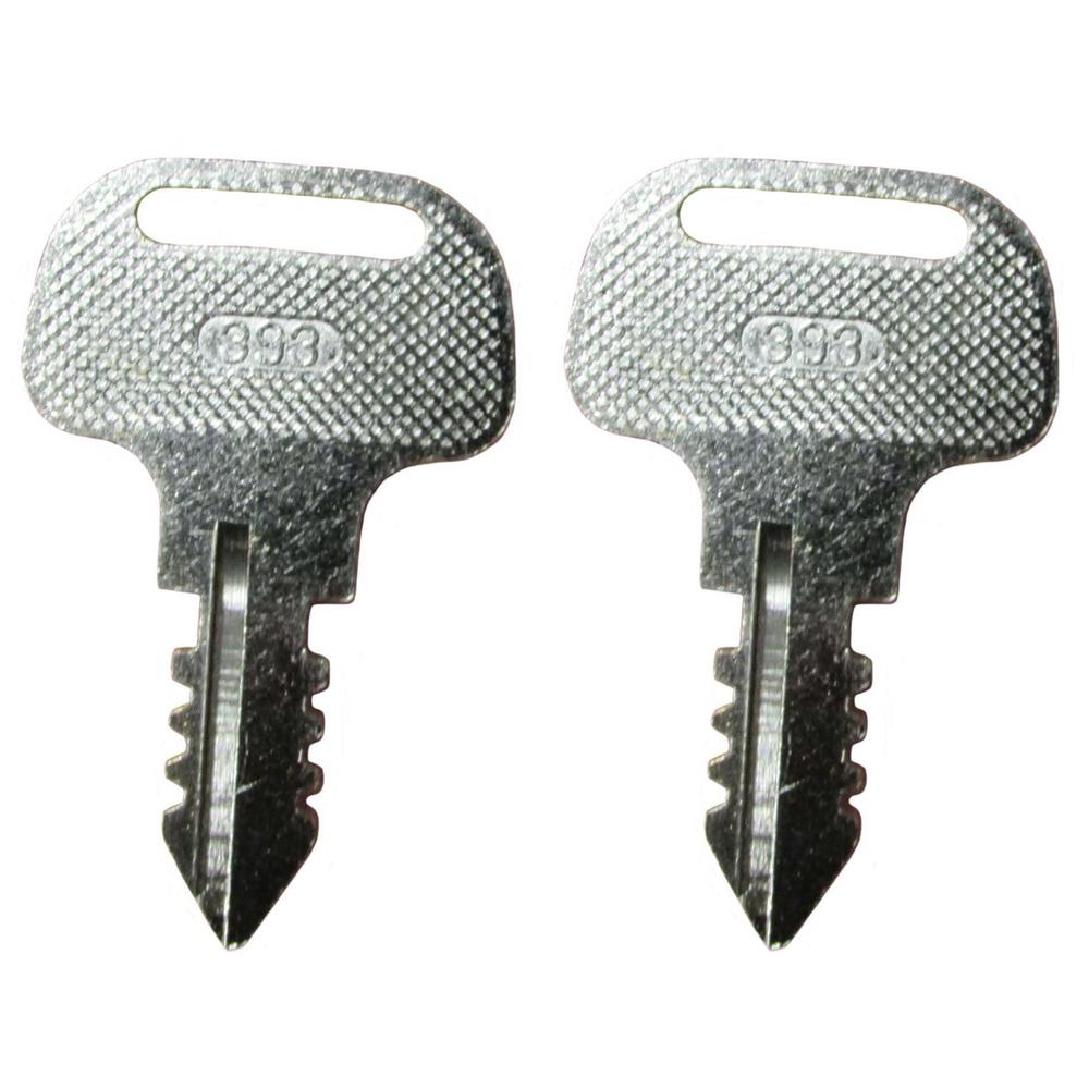 Ignition Key (2) Fits Kubota Tractor M4900 M4900DT M5700 18510-63720