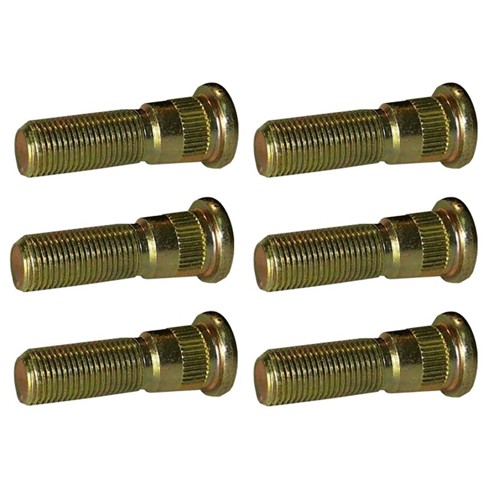 185400M1 Rear Wheel Lug Stud PKG Of 6 Fits Massey Ferguson TO20 TO30 TO35 MF35