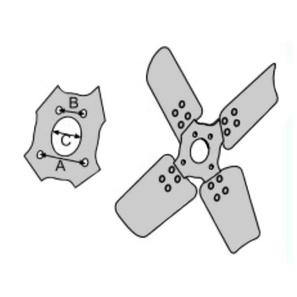 Fan(s) Fits Massey Ferguson Replaces 186819M91