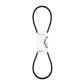 186976M1 V-Belt - A Section - Cogged Fits Massey Ferguson 150 180 203 205 2135