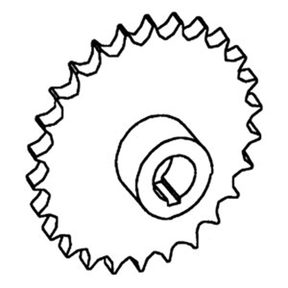 187331C1 New Unloading Auger Drive Sprocket Fits Case-IH Combine Models