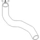 Radiator Hose - Lower Fits Massey Ferguson 50A 65 302 50 303 187554M1