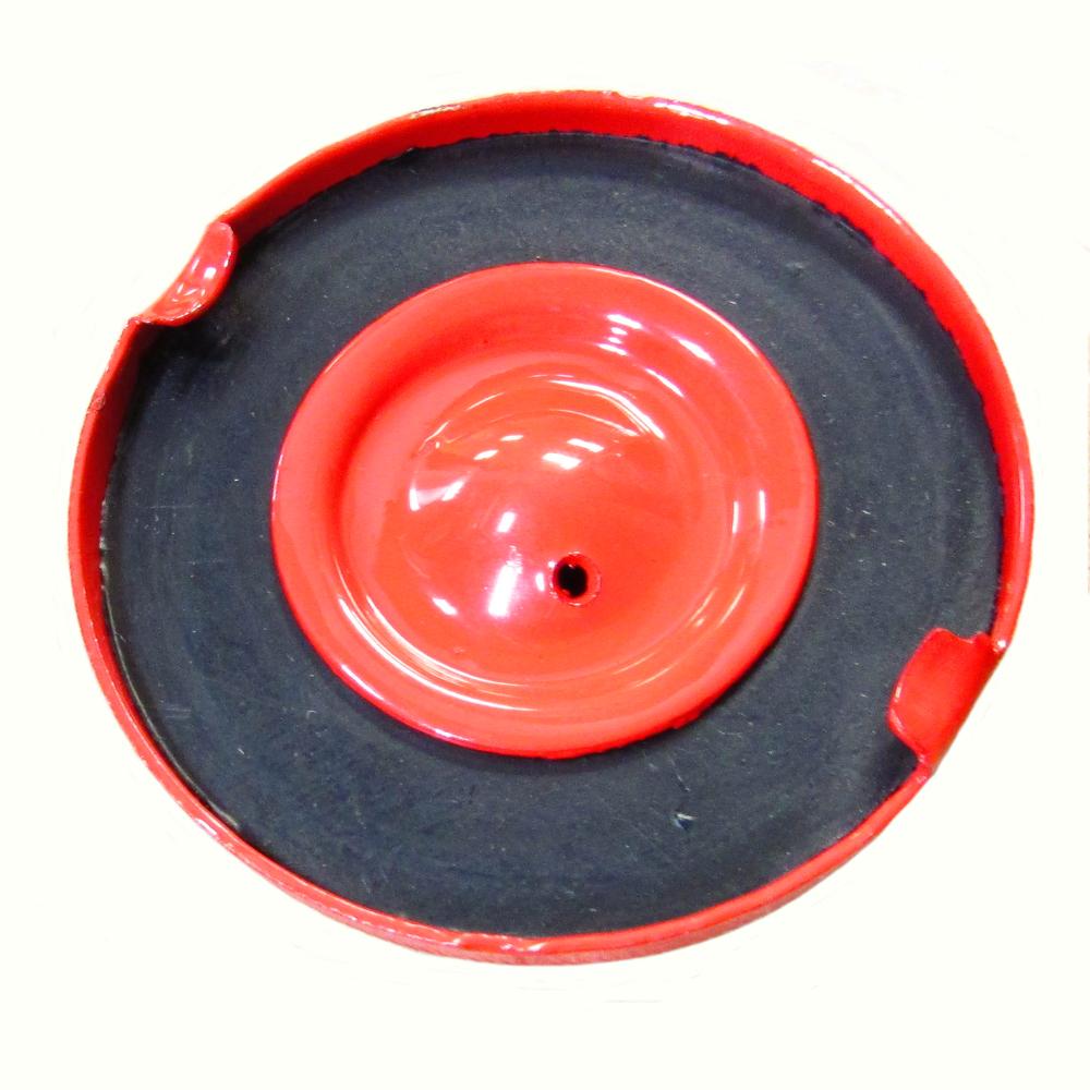 Red Fuel Cap with Vent Hole Fits Massey Ferguson Replaces 963023M2-RED