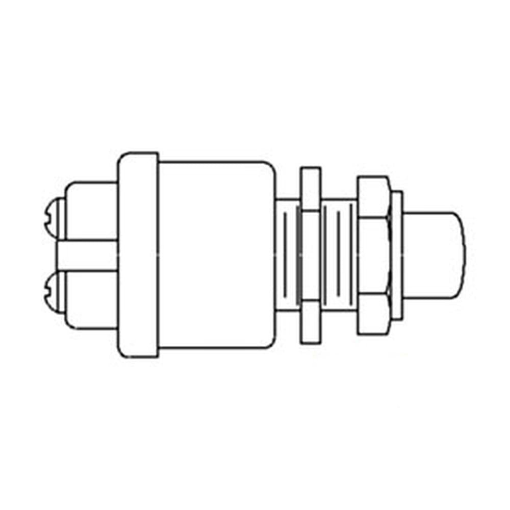 Chrome Push Button Starter Switch Fits Allis Chalmers D15 D17 D19 D21 170 180 19