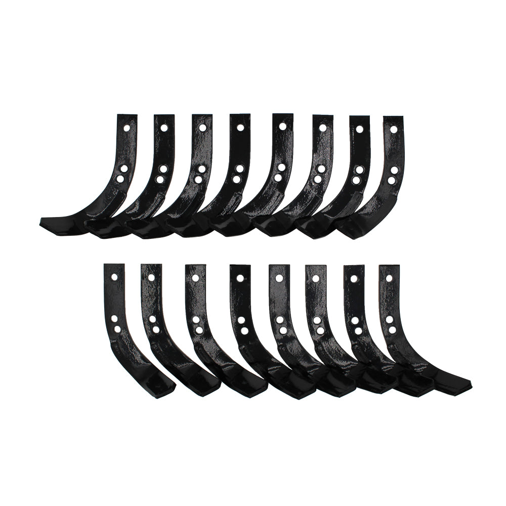 16 Tine Set Fits Troy-Bilt Tiller Tines With Hardware 1901118