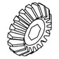 Straw Spreader Bevel Gear Fits Case IH 2188 1660 2388 2366 1680 1640