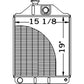 Northern 219776 Fits Massey Ferguson Tractor 30 165 180 3165 Radiator 194701M91