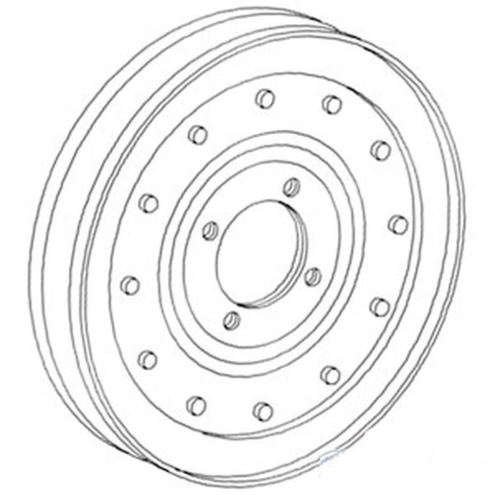 195161C1 New RH Beater Drive Pulley Assm Fits Case-IH Combine Models 1420 +