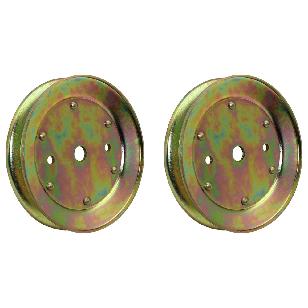 Qty 2: Spindle Pulleys Fits Snapper Replaces 705115