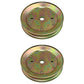 (2) Mandrel Pulleys Fits Craftsman 195945 | 42" Deck | 46" Deck