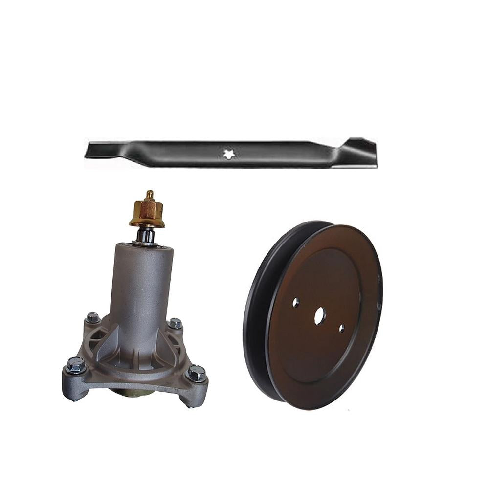 Spindle, Blade & Pulley Kit Fits AYP Replaces 127843