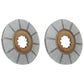 121963C91 Two 2 Brake Discs with 12 Spline Fits FARMALL IH 560 660 1460 148