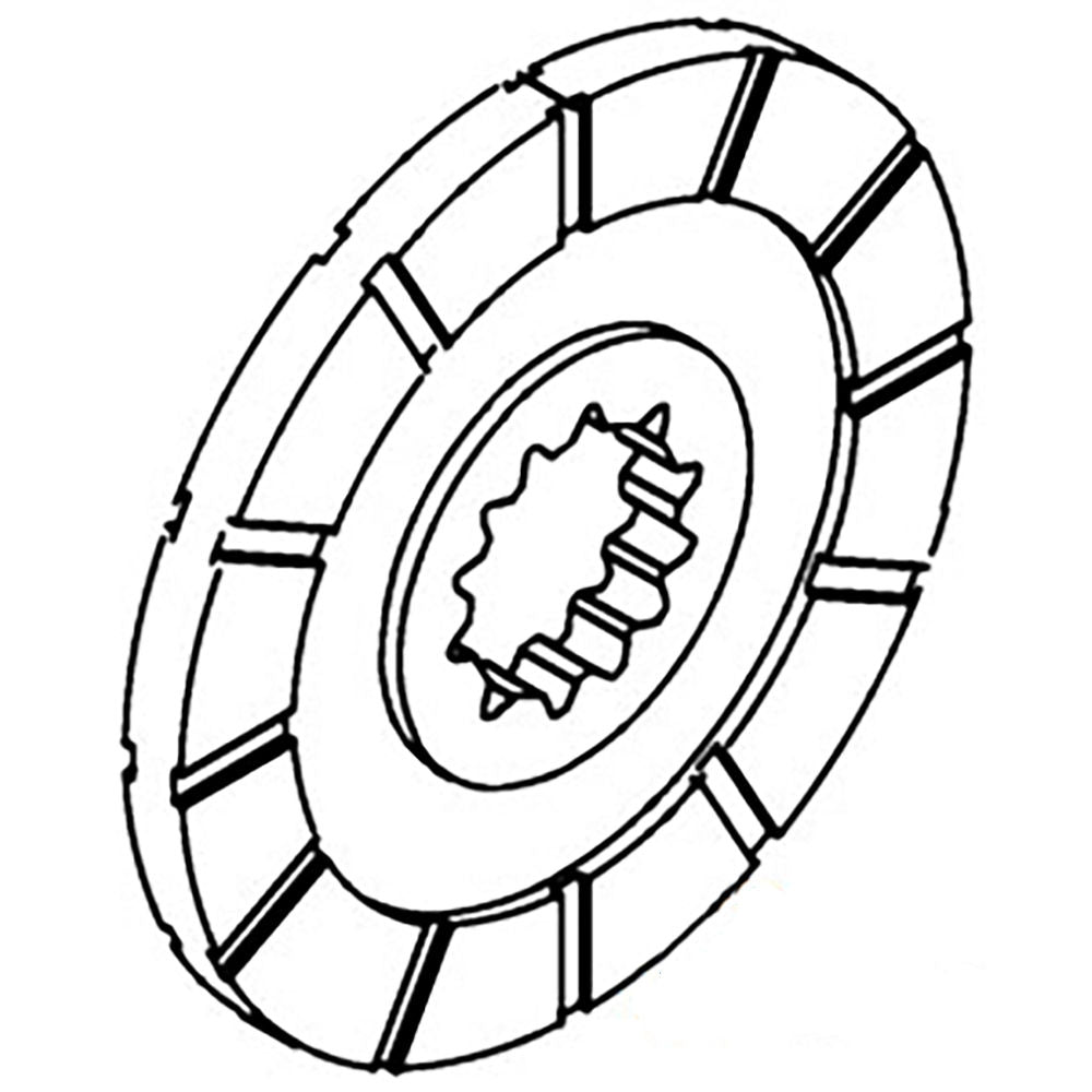 Bonded Brake Disc Fits John Deere Replaces AM852T