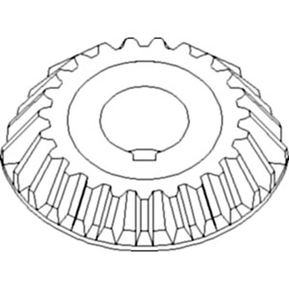 Horizontal Unloading Auger Gear - Lower Drive Fits Case IH 1660 2366 1680 2388
