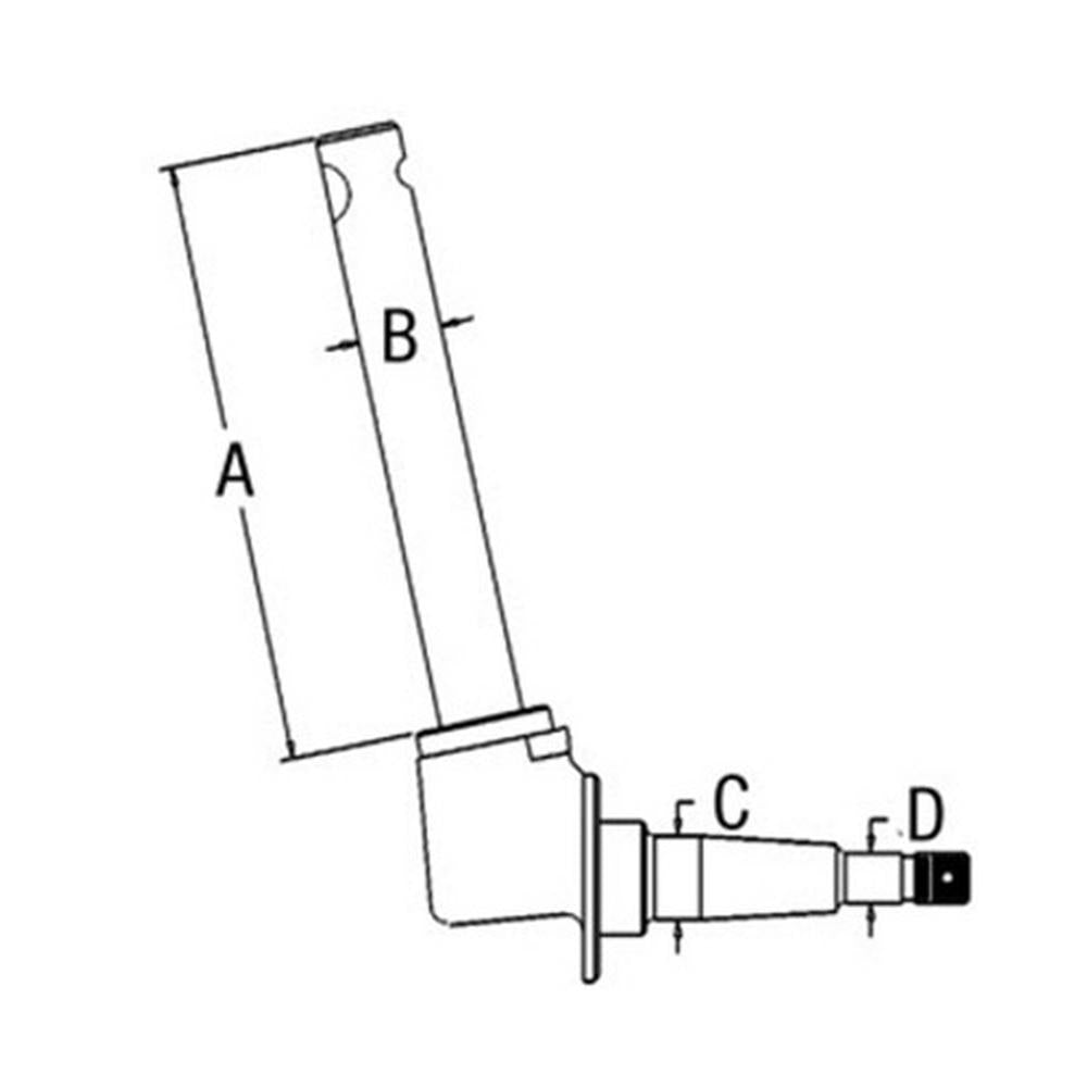 Spindle - Right Hand fits Oliver 550 Super 55 1EAS713A