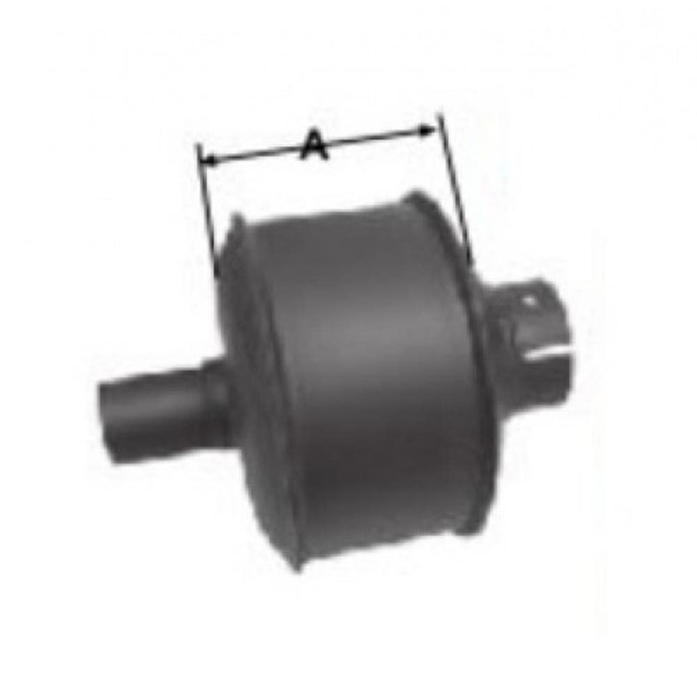 1K452 Vertical Black Muffler fits Oliver 88 Tractor
