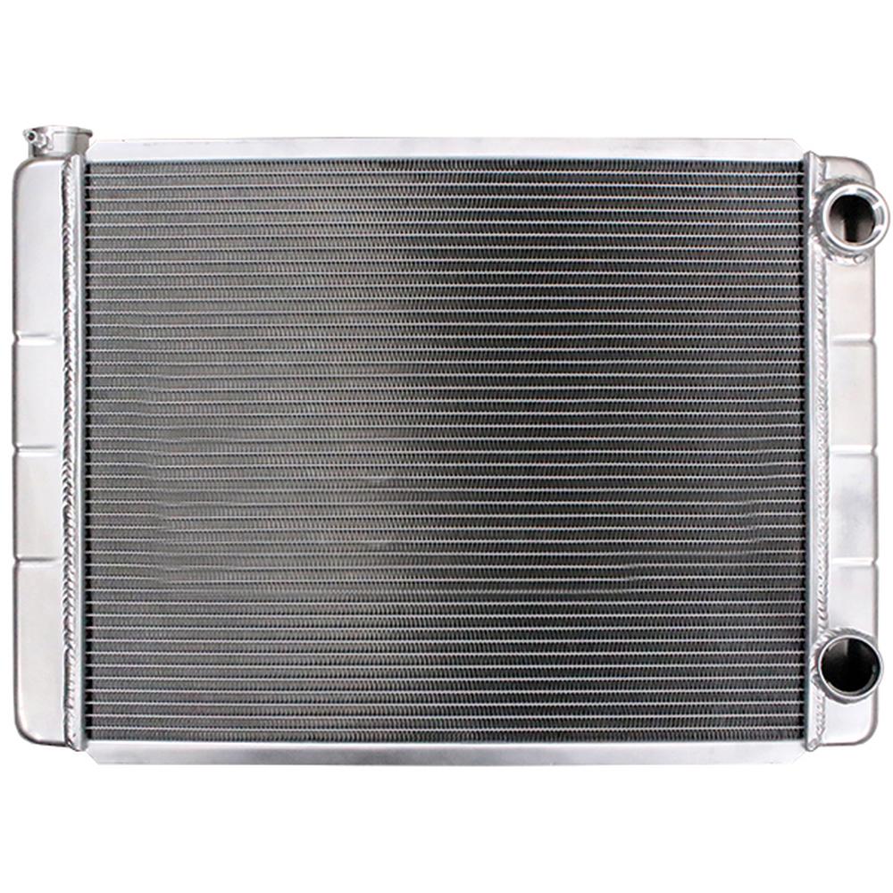 204120 Race Pro Radiator - 28 x 19 GM Double Pass With Threaded Inlet