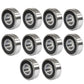 Qty 10: Sealed Pilot Bearing Fits Universal Products Replaces 204PP