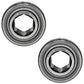 Set of (2) AA28271 Replacement 7/8" Hex Bore Bearings Fits John Deere