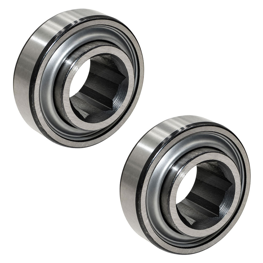 Set of (2) AA28271 Replacement 7/8" Hex Bore Bearings Fits John Deere