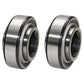 Set of (2) AA28271 Replacement 7/8" Hex Bore Bearings Fits John Deere