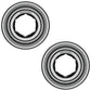 Set of (2) AA28271 Replacement 7/8" Hex Bore Bearings Fits John Deere